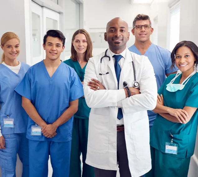 Group of Doctors and Nurses